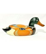 Vintage Wooden Duck Decoy Mallard - £45.23 GBP