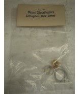 DOLLHOUSE MINIATURE- SEWING BEA&#39;S DOLLHOUSE LINENS- FLOWER LAMP- NEW- L165 - €3,86 EUR