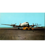 Vtg Postcard Airplane, Douglas C-118 &quot;Liftmaster&quot; Naval Air Station Glen... - £5.83 GBP