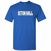 AS01 - Seton Hall Pirates Basic Block T Shirt - Small - Royal - £18.79 GBP