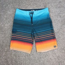 Billabong Shorts Men 28 Blue Orange Recycler All Day Pro Hybrid Boardshorts Surf - £8.95 GBP