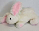 Vintage 1984 TUPPERWARE White SUNNY BUNNY Rabbit 11&quot; Puppet Plush Spring... - $12.22