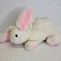 Vintage 1984 Tupperware White Sunny Bunny Rabbit 11" Puppet Plush Spring Easter - $12.22