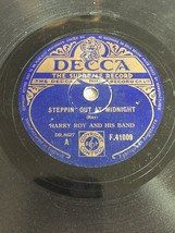 Harry Roy &amp; His Band - Steppin&#39; Out At Midnight / Barrel House Boogie - Decca 78 - £13.52 GBP