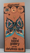 Vintage The Island Gallery and Christmas Shop Brochure 1984 Monteo, NC Shop - $14.00