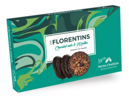 Michel Chatillon - Mint And Dark Chocolate Florentines - 3 X 3.52oz Boxes - $39.95