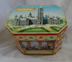 Heart of the Nation Canadian Centennial 1967 Collector Tin Gray Dunn Bis... - $6.99