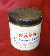 Rays All Purpose Cleaner 1961 Vintage Tin Empty  - £7.91 GBP