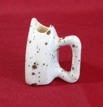 Miniature Ceramic Speckled Iron Toothpick Holder Vase  - $1.99