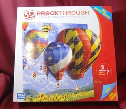 Hot Air Balloon Breakthrough 3D Jigsaw Puzzle 250 Pieces New Mega Brand - £11.93 GBP