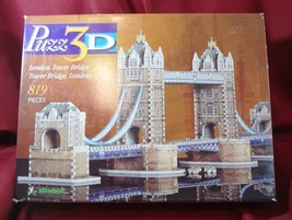 London Tower Bridge 3D Jigsaw Puzzle 819 Pieces Wrebbit Puzz3D - $6.99