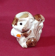 Enesco Japan Ceramic Squirrel Toothpick Holder Vintage 1980 - $6.99