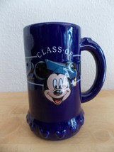 Disney Mickey Mouse Class of 2001 Glass Stein  - £23.98 GBP