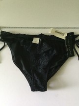 NEW RALPH LAUREN Black Ruffle S/Tie Swim Bikini Bottom Separate (Size M)... - £15.68 GBP