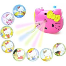 1pcs Cute Hello Kitty Light Projection Camera Children Educational Toys For Kids - £9.20 GBP