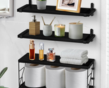 Bathroom Shelves over Toilet Floating Shelves for Wall Rustic with Toile... - $37.22