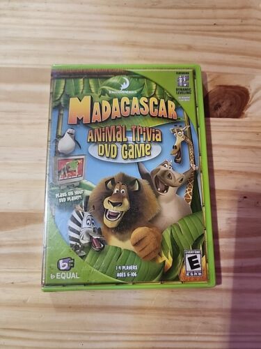 Madagascar DVD Game Sealed Box Animal Trivia (bEQUAL) Interactive Fun Brand New - $8.19