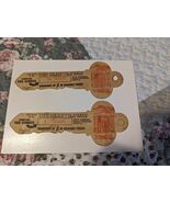 Two  Walt Disney Treasure Island movie die-cut key trade card prize tick... - $82.23 CAD