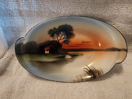 Vintage Noritake/Meito Hand Painted Porcelain Scenic JapanTrinket /candy... - $20.82 CAD