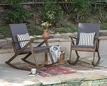 Christopher Knight Home Louise Outdoor Acacia Wood Rocking Chair (Set of... - $360.99