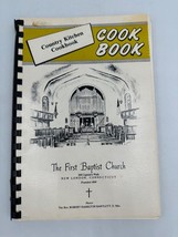 Country Kitchen First Baptist Church Cookbook Connecticut Vintage 1981 - £10.04 GBP