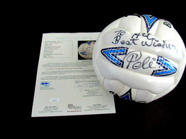 Pele Brazil Santos Ny Cosmos Hof Signed Auto Mitre BOCA-PRO Soccer Ball Jsa Loa - £932.25 GBP