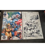 Lot of 2 X-Men #50 1996 11x17 Prints Color &amp; B&amp;W Sketch Signed by Steve ... - $1,820.83 MXN