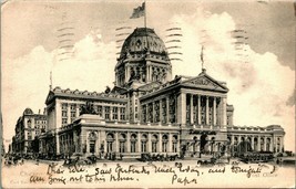 US Government Building and Post Office Chicago Illinois UDB 1900s Vtg Postcard - £7.67 GBP