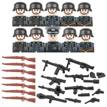 Military Army Soldier Figures Building Blocks Mini Bricks kids Toys #DJG... - £18.89 GBP