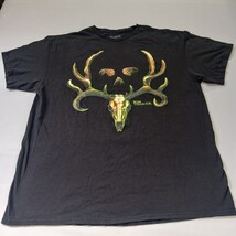 Bone Collector Men's Black Preshrunk Cotton Graphic Antler T-Shirt Sz XL (46-48) image 9