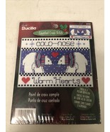 Sealed Bucilla Counted Cross Stitch-Cold Nose, Warm Hearts-5 by 7 inches... - £7.07 GBP