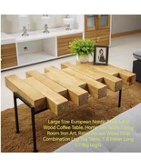 Large Size European Nordic Style Solid Wood Coffee Table (12 Big Logs)  - €1.898,01 EUR