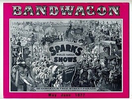 BANDWAGON Journal of the Circus Historical Society May 1977 Sparks Shows Cover  - £15.48 GBP