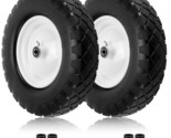 2Pack Tire &amp;Wheels fits with Craftsman Wheelbarrow Garden Trailers Trolleys - $131.97