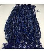 1 st, Half Polished Natural Lapis Lazuli Chunk Chips Free Form Beads,Afg... - £7.86 GBP
