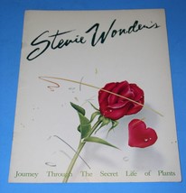 Stevie Wonder Concert Tour Program Journey Through The Secret Of Plants 1979* - £19.97 GBP