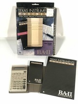 Vintage Texas Instruments Ti Ba II Affari Financial Calcolatrice Assemblato USA - £35.76 GBP