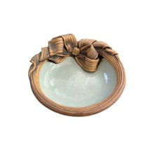 Vintage Terrafirma USA Accents Ellen Evans Bow Bowl 7&quot; - $34.57