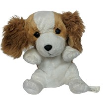 E&amp;J Classic Brown White Puppy Dog Plush Stuffed Animal 6&quot; - £14.20 GBP