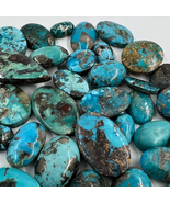 Wholesale Natural Turquoise Cabochon Lot - 10/25/50 Pcs Bulk - Mixed Shapes - $44.90+