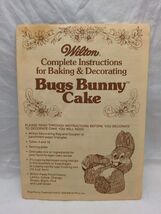 1978 Wilton Bugs Bunny Cake Complete Instructions For Baking And Decorating - $18.13 CAD
