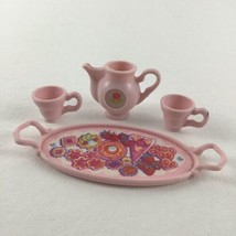 Barbie My First Party Replacement Tea Service Set Teapot Tray Cups Vinta... - $19.75