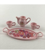 Barbie My First Party Replacement Tea Service Set Teapot Tray Cups Vinta... - £15.53 GBP