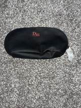 DIOR Beaute Signature Black Cosmetic / Makeup Pouch Case New - $21.78