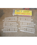 Vintage HO Scale Atlas Picket Fence &amp; Gate in Box #776 - £14.79 GBP