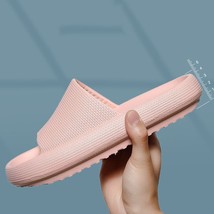 Ladies Platform Flat Shoes Fashion Men Slippers Pink 38-39(fit37-38) - £7.16 GBP