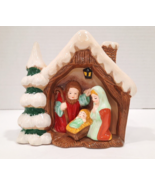 VTG 80&#39;s Enesco Ceramic Nativity Scene Made in Sri Lanka Baby Jesus Mary... - £9.91 GBP