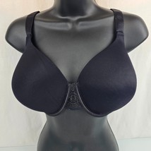 Cacique Bra 42DDD Mesh Lace Black Sexy Underwire Plus - $14.84