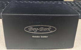 Bey-Berk, D414, Business Card Holder, Genuine Leather, Black - £27.18 GBP