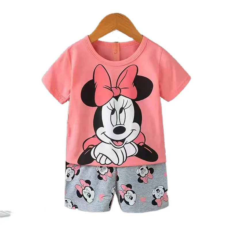 Play Cartoon Mickey Infant Newborn Baby Boy Clothes Play Clothing Set for Girls  - £23.60 GBP